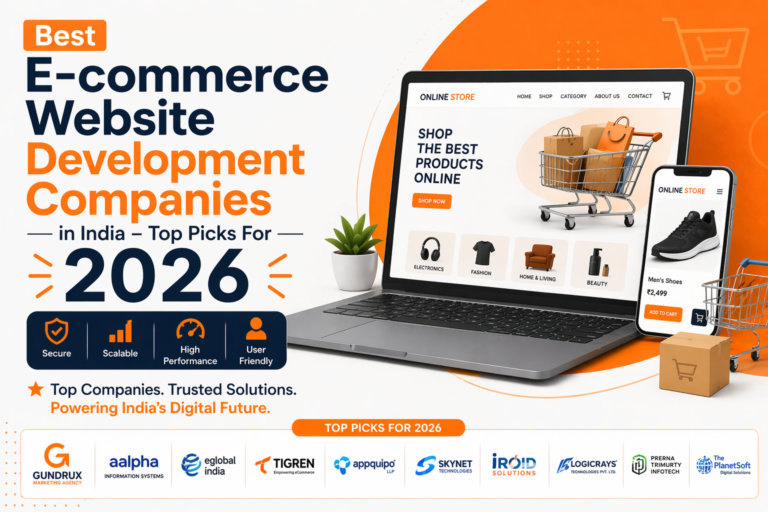 Best E-commerce Website Development Companies in India 2026