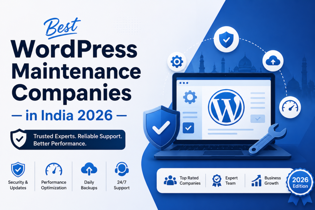 Best WordPress Maintenance Companies in India 2026