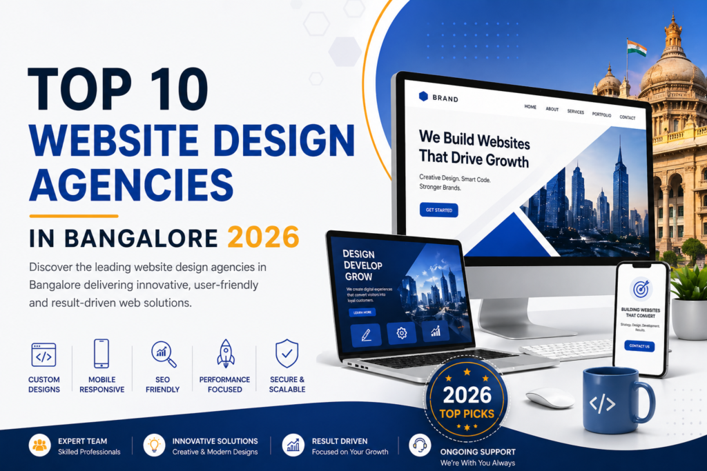 Top 10 Website Design Agencies In Bangalore 2026