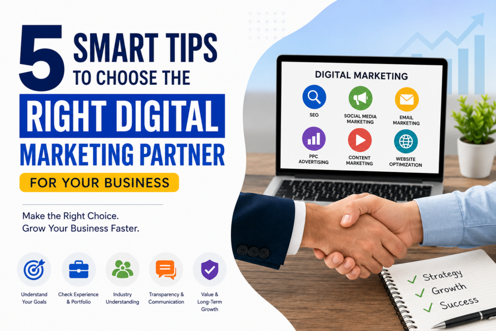 Tips to Choose the Right Digital Marketing Partner for Your Business in 2026