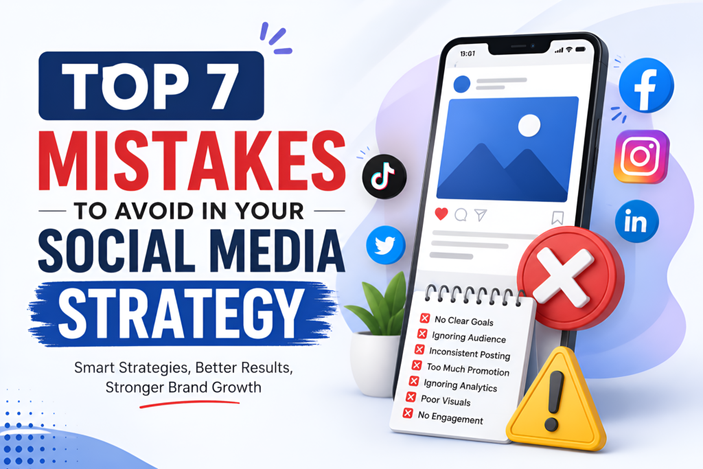 Top 7 Mistakes to Avoid in Your Social Media Strategy