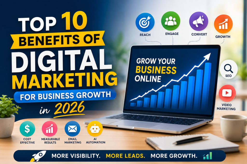 Top 10 Benefits of Digital Marketing for Business Growth in 2026