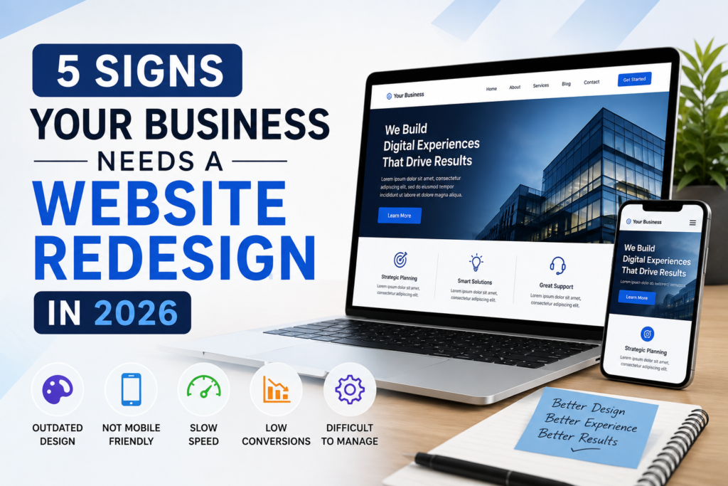 5 Signs Your Business Needs a Website Redesign in 2026