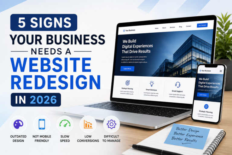 5 Signs Your Business Needs a Website Redesign in 2026