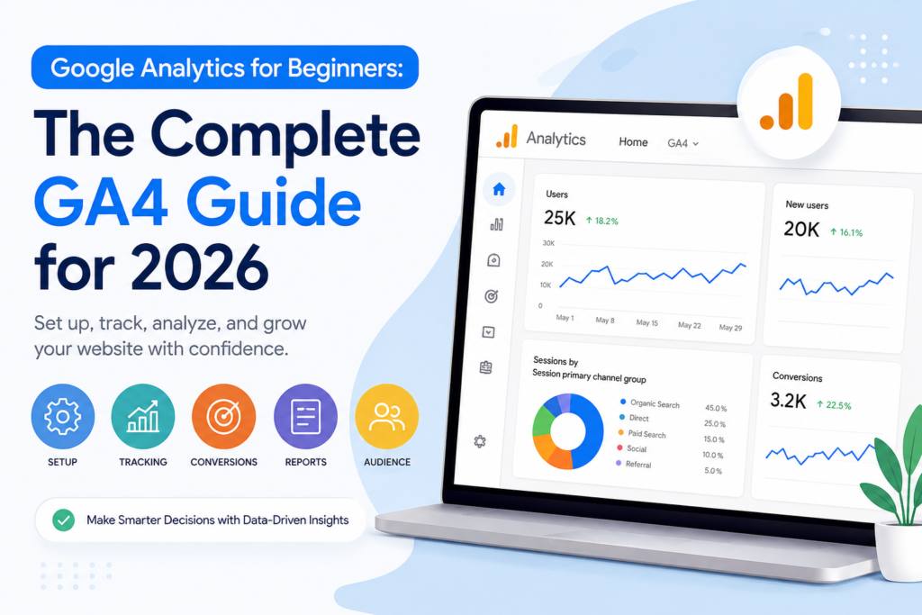 Google Analytics for Beginners: The Complete GA4 Guide for 2026