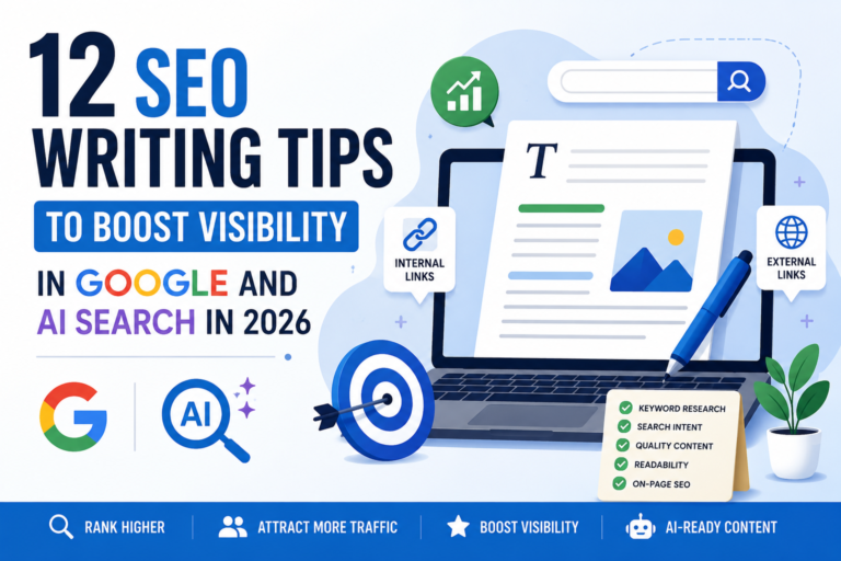 12 SEO Writing Tips to Boost Visibility in Google and AI Search in 2026