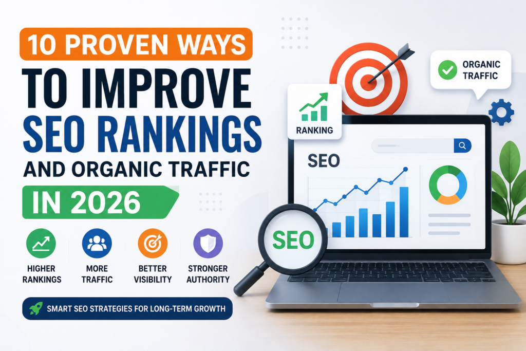10 Proven Ways to Improve SEO Rankings and Organic Traffic in 2026