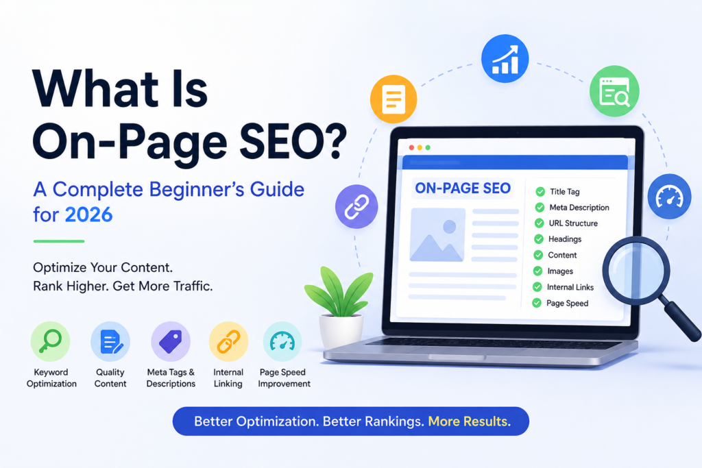 What Is On-Page SEO? A Complete Beginner’s Guide for 2026