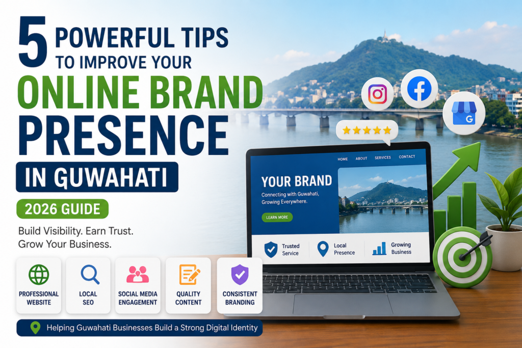 5 Powerful Tips to Improve Your Online Brand Presence in Guwahati